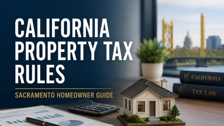 California Property Tax Rules Every Sacramento Homeowner Should Know