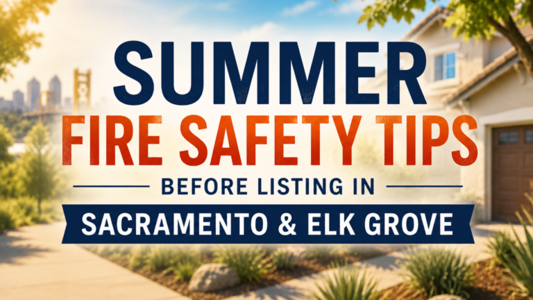 Summer Fire Safety Tips Before Listing in Sacramento & Elk Grove